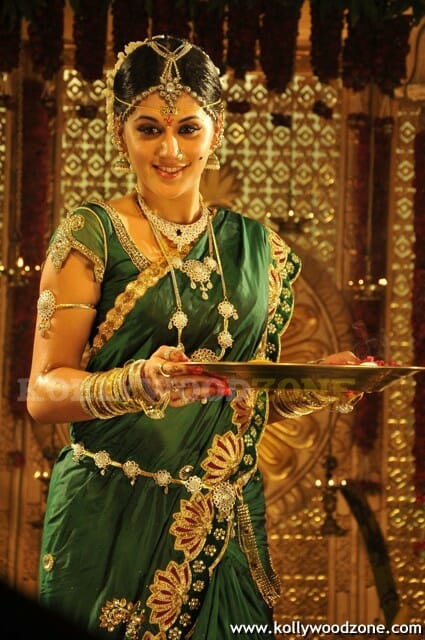 Actress Tapsee In Traditional Dress Photos