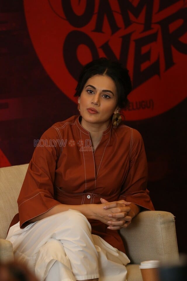 Actress Tapsee Pannu At Game Over Interview Stills