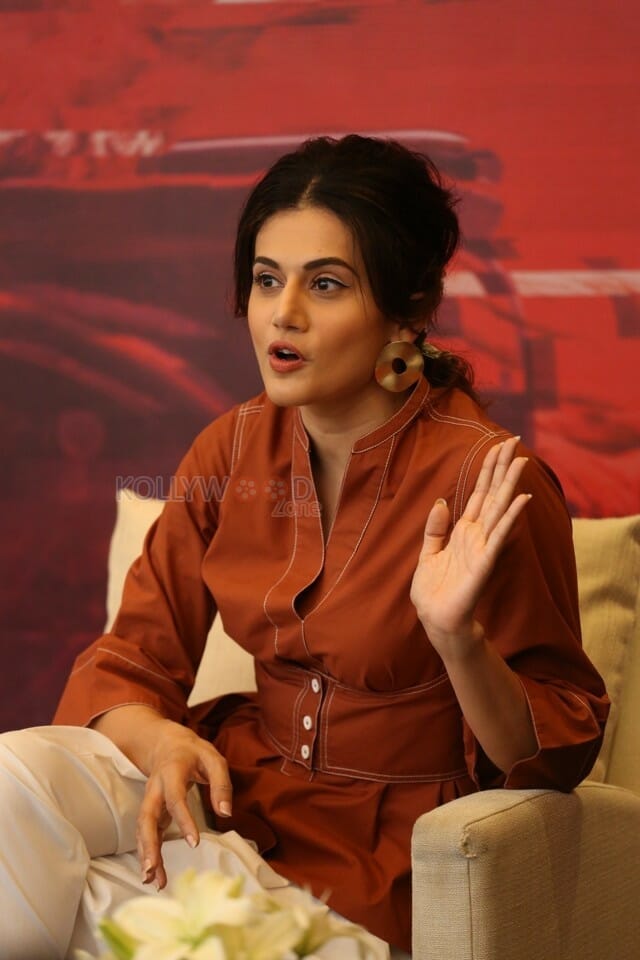 Actress Tapsee Pannu At Game Over Interview Stills