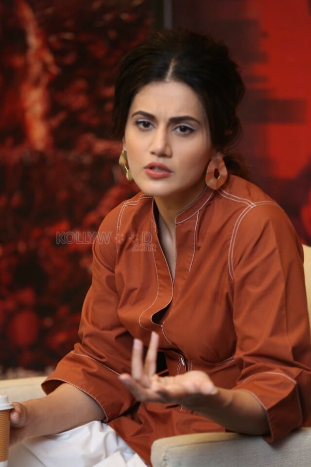 Actress Tapsee Pannu At Game Over Interview Stills