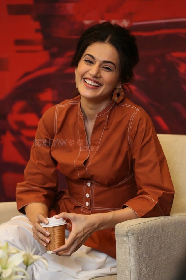 Actress Tapsee Pannu At Game Over Interview Stills