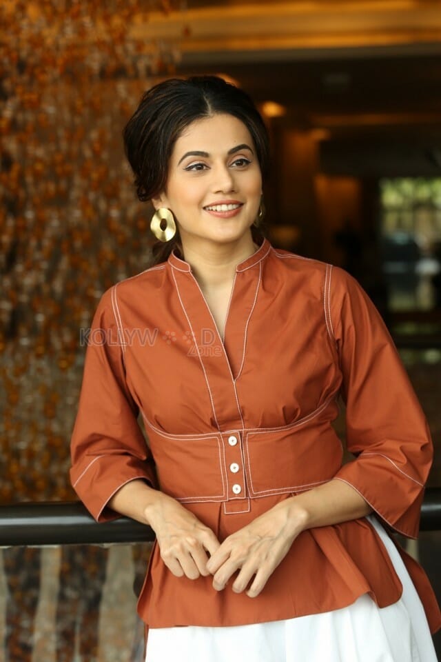 Actress Tapsee Pannu At Game Over Interview Stills