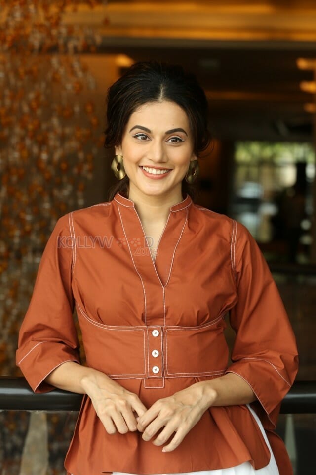 Actress Tapsee Pannu At Game Over Interview Stills