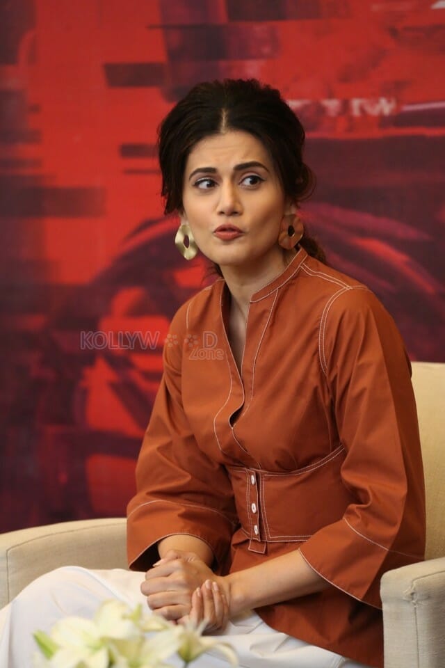 Actress Tapsee Pannu At Game Over Interview Stills