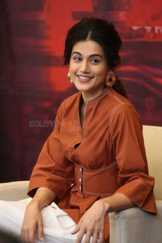 Actress Tapsee Pannu At Game Over Interview Stills