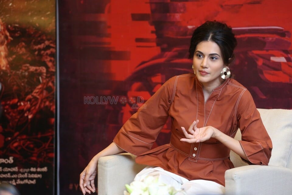 Actress Tapsee Pannu At Game Over Interview Stills