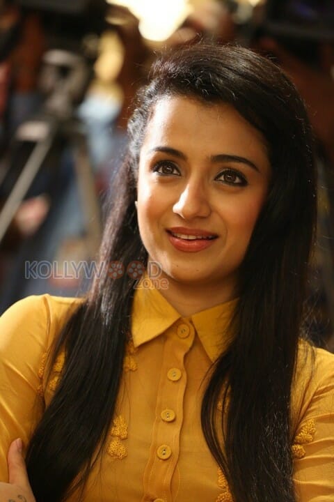 Actress Trisha At Thoonga Vanam Event Pictures