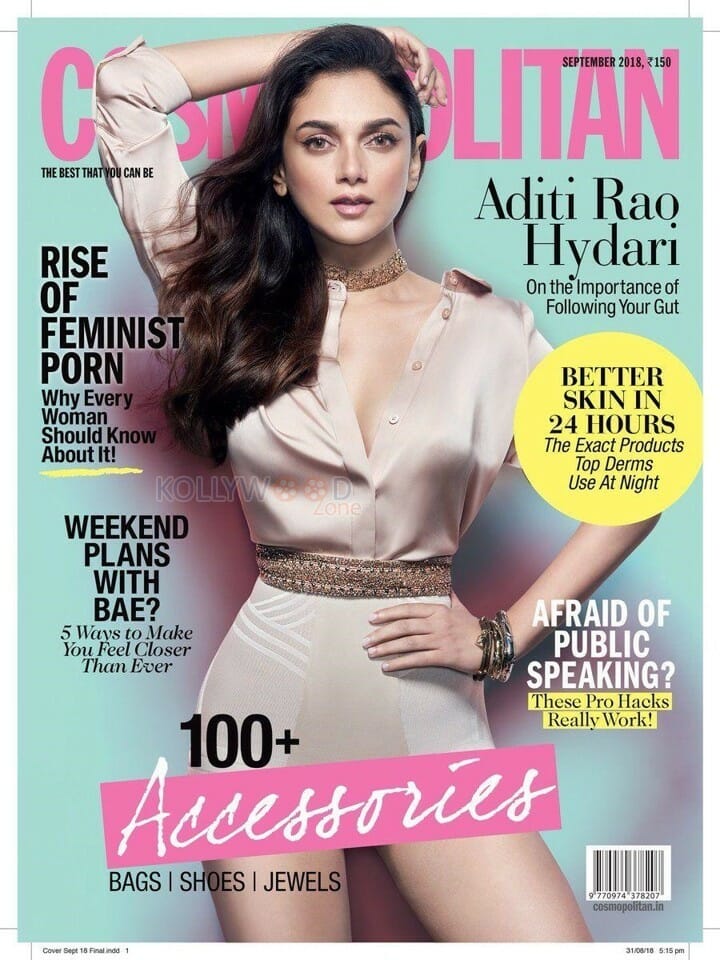 Aditi Rao Hydari Cosmopolitan Magazine Photos