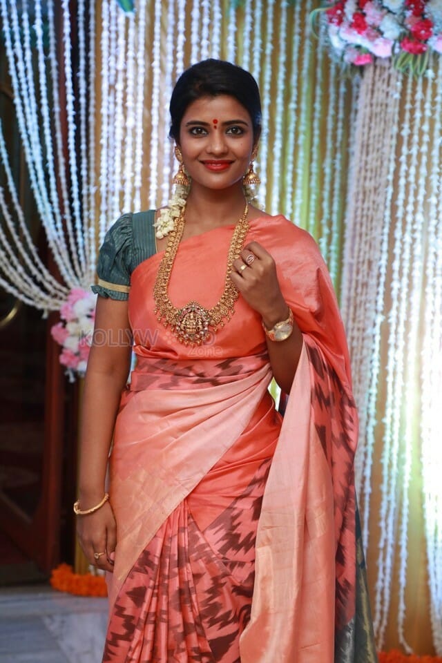 Aishwarya Rajesh At Actress Suja Varunee Wedding Reception