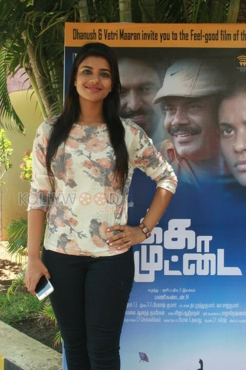 Aishwarya Rajesh At Kakka Muttai Press Meet Stills