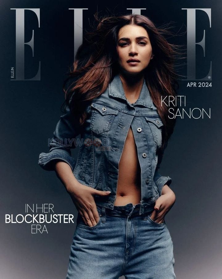 Alluring Kriti Sanon Elle Magazine Photoshoot Pictures 05