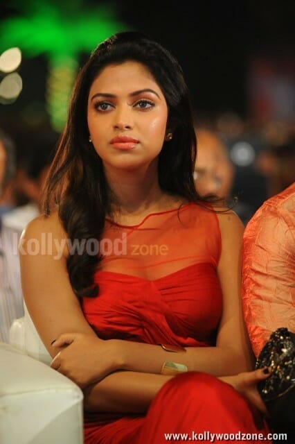 Amala Paul Sexy Red Dress Photos