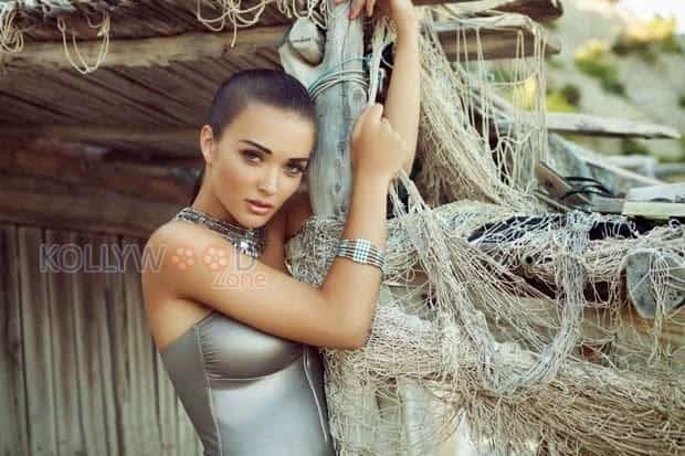 Amy Jackson Hot Bikini Lingerie Photos