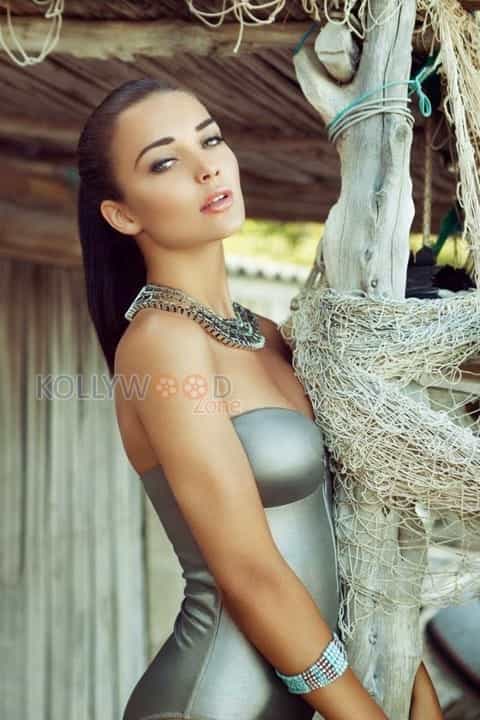 Amy Jackson Hot Bikini Lingerie Photos