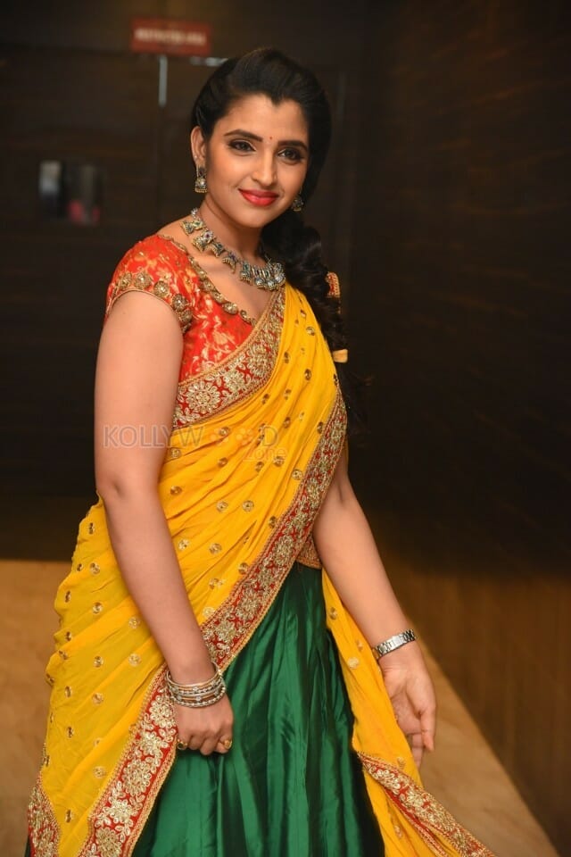 Anchor Syamala At Raja Vaaru Rani Gaaru Pre release Event Photos