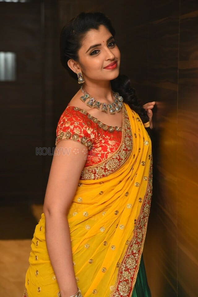 Anchor Syamala At Raja Vaaru Rani Gaaru Pre release Event Photos