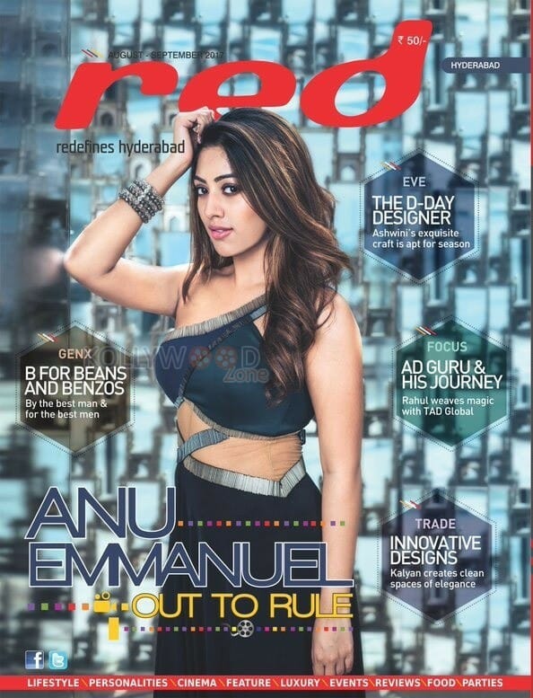 Anu Emmanuel Red Magazine Photos