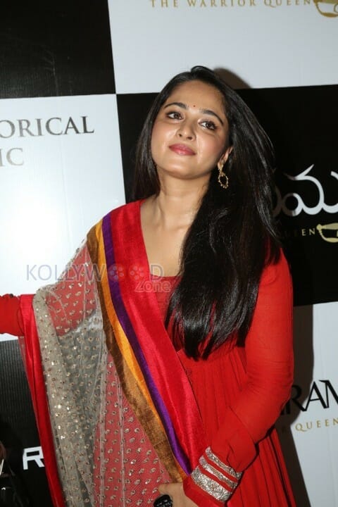 Anushka At Rudramadevi Trailer Launch Pictures