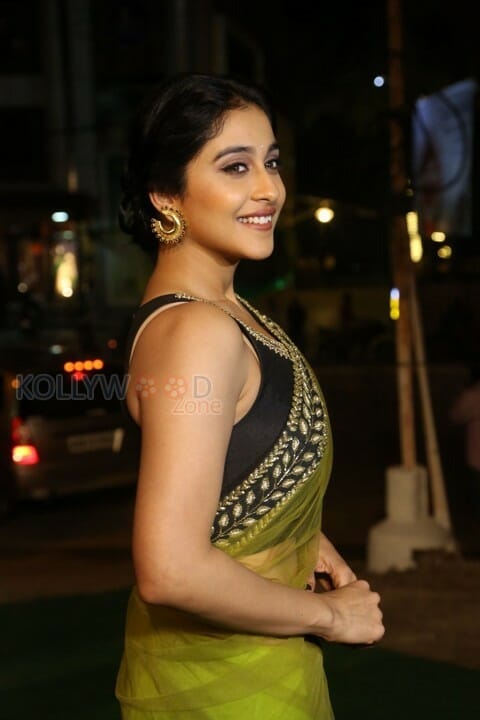 Beautiful Actress Regina Cassandra In Saree Photos