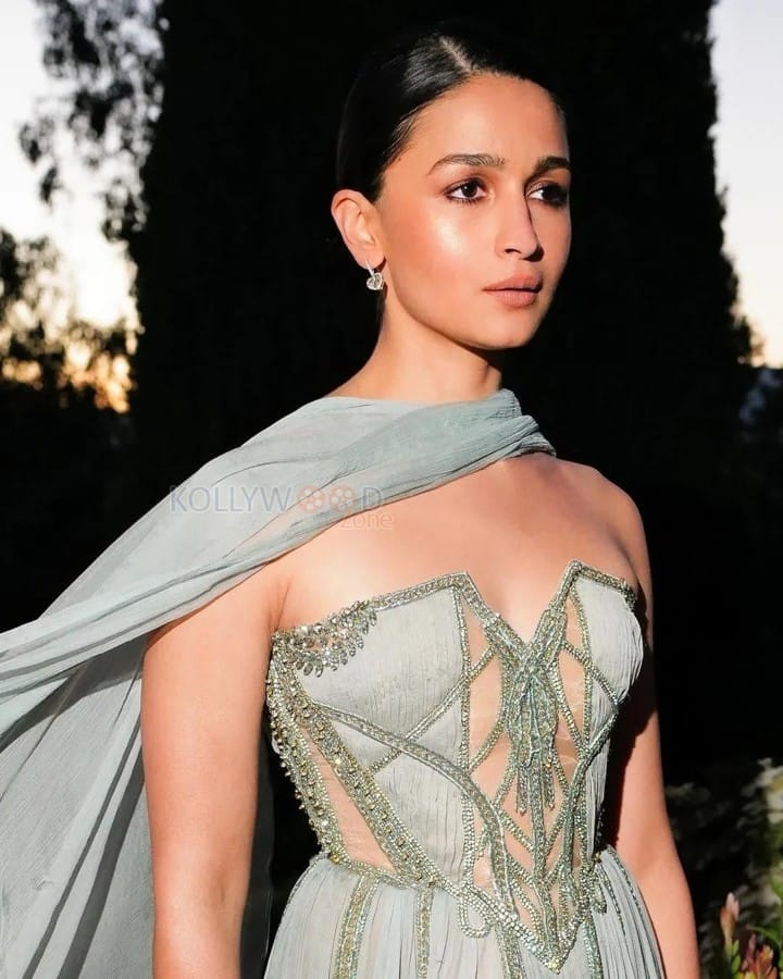 Beautiful Alia Bhatt in an Elie Saab Corset Gown Photos 01