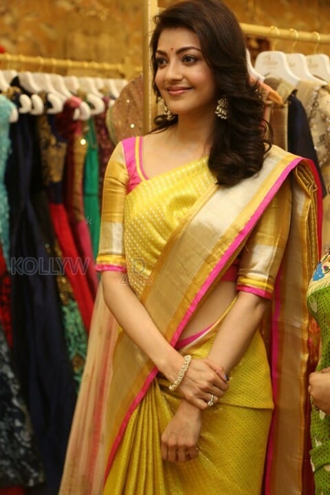 Beautiful Kajal Agarwal Saree Photos