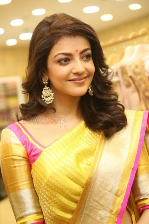 Beautiful Kajal Agarwal Saree Photos