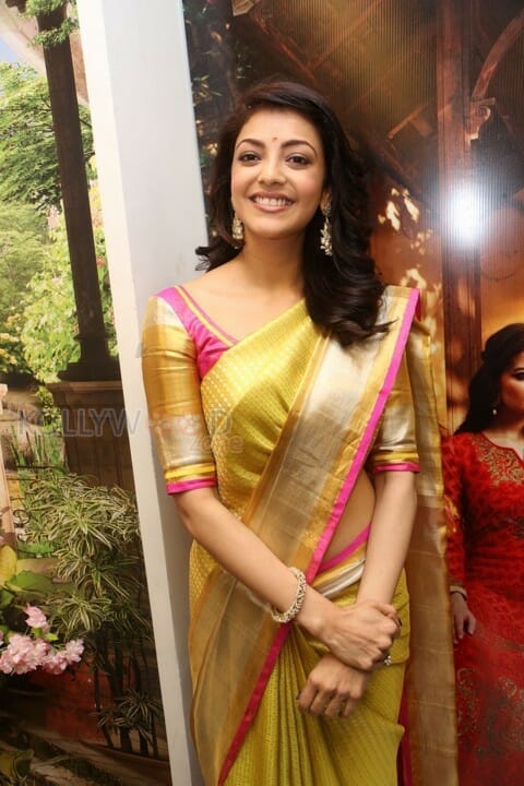 Beautiful Kajal Agarwal Saree Photos