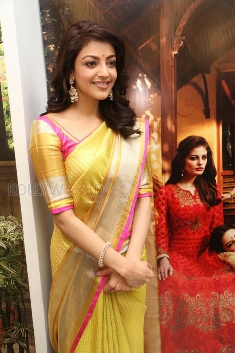 Beautiful Kajal Agarwal Saree Photos