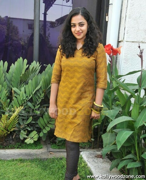 Beautiful Nithya Menon At Movie Press Meet