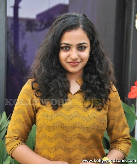 Beautiful Nithya Menon At Movie Press Meet