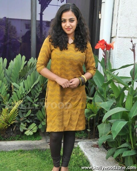 Beautiful Nithya Menon At Movie Press Meet