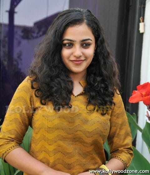 Beautiful Nithya Menon At Movie Press Meet