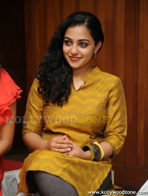 Beautiful Nithya Menon At Movie Press Meet