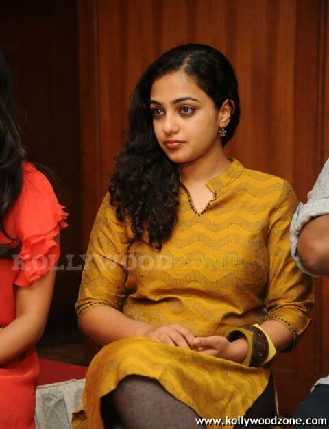 Beautiful Nithya Menon At Movie Press Meet