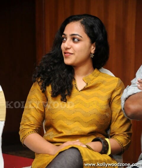 Beautiful Nithya Menon At Movie Press Meet