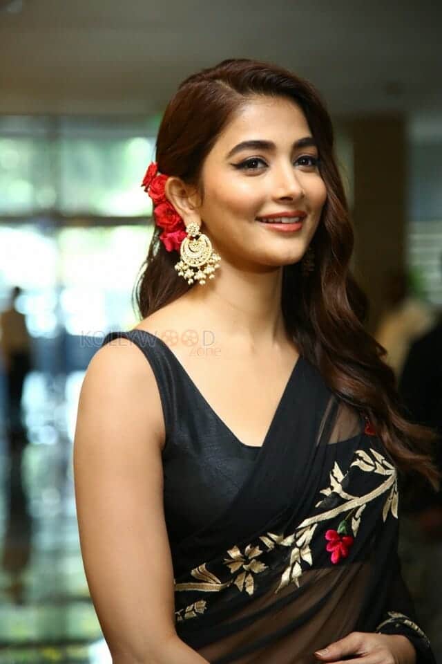 Beautiful Pooja Hegde at Acharya Movie Press Meet Photos 03