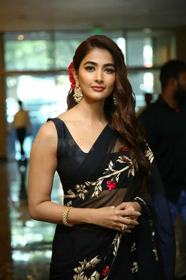 Beautiful Pooja Hegde at Acharya Movie Press Meet Photos 20