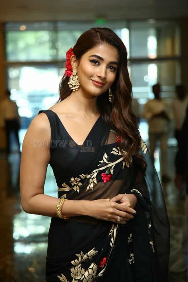 Beautiful Pooja Hegde at Acharya Movie Press Meet Photos 21