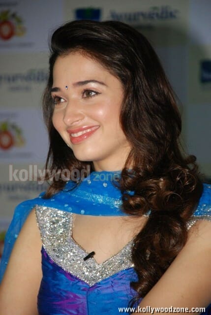 Cute Tamanna Launches Ayurvedik Hair Oil Photos