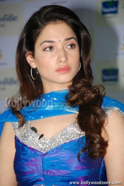 Cute Tamanna Launches Ayurvedik Hair Oil Photos