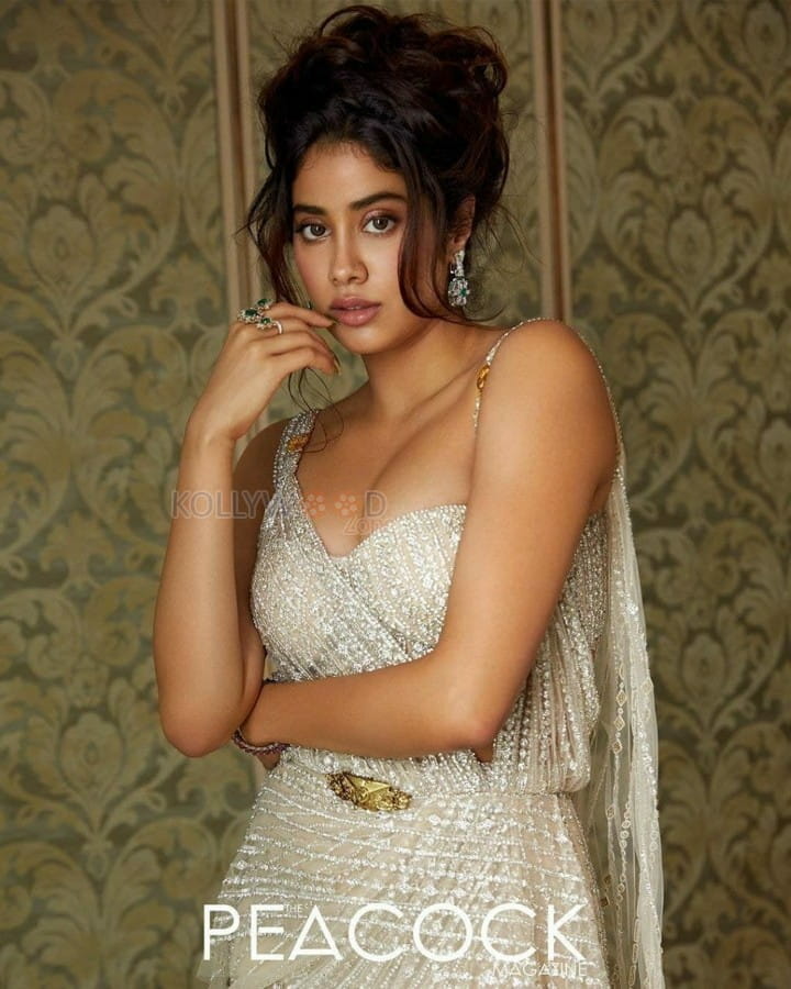 Dostana Actress Janhvi Kapoor Peacock Magazine Pictures