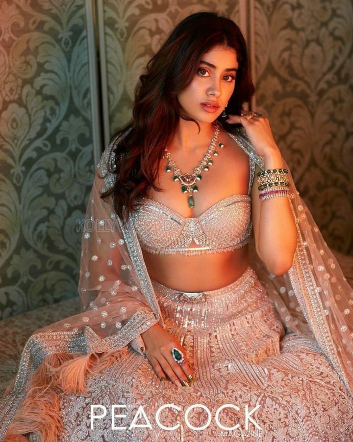 Dostana Actress Janhvi Kapoor Peacock Magazine Pictures