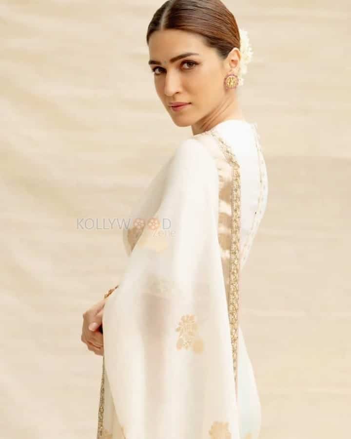 Graceful Kriti Sanon in a Manish Malhotra Saree Photos 02