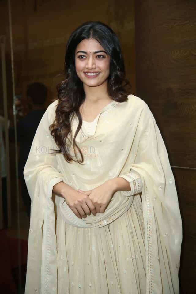 Heroine Rashmika Mandanna at Baby Movie Song Launch Pictures 11