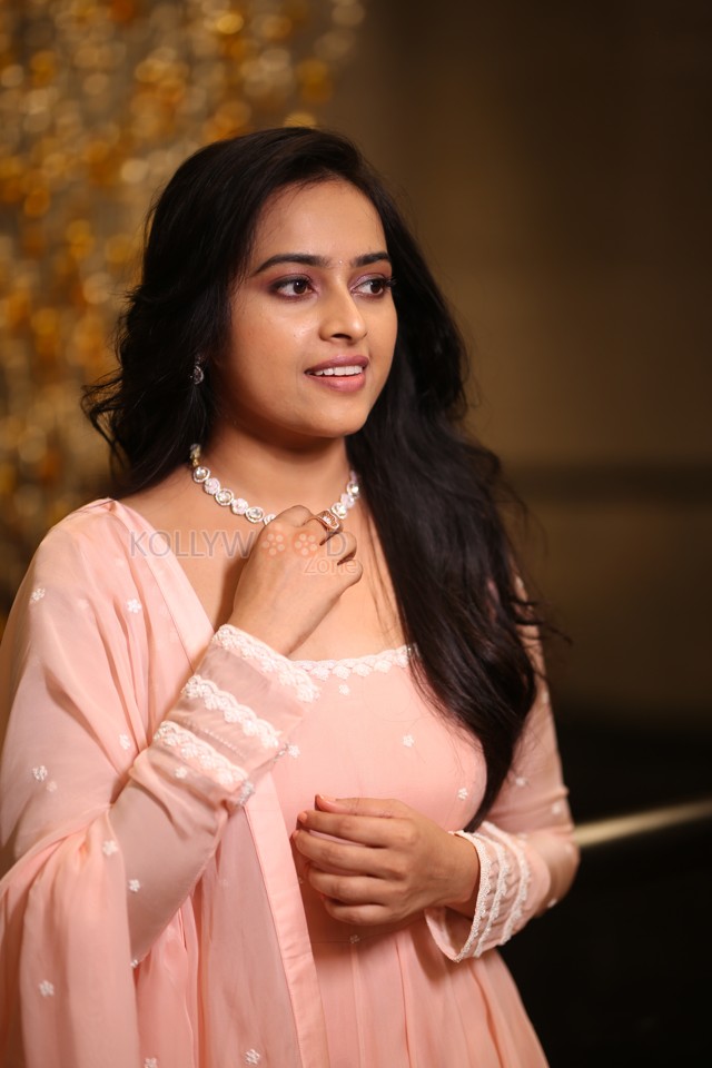 Heroine Sri Divya at Sathyam Sundaram Pre Release Event Pictures 22