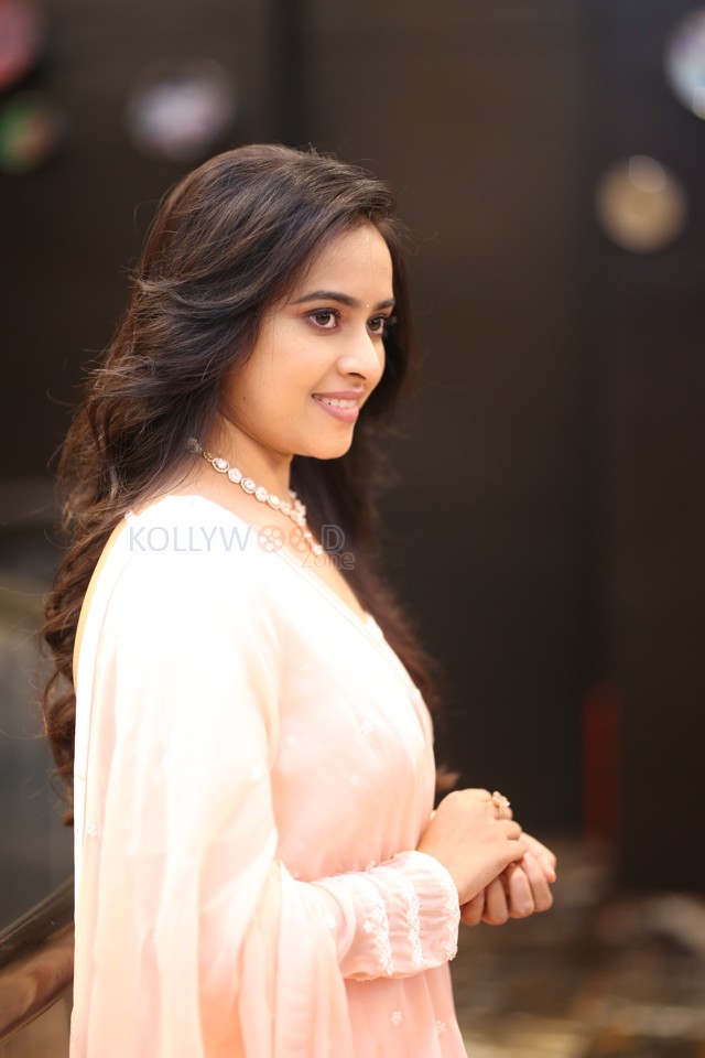 Heroine Sri Divya at Sathyam Sundaram Pre Release Event Pictures 38