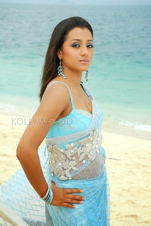 tollywood-actress-trisha-krishnan-in-saree-high-quality-wa… | Flickr