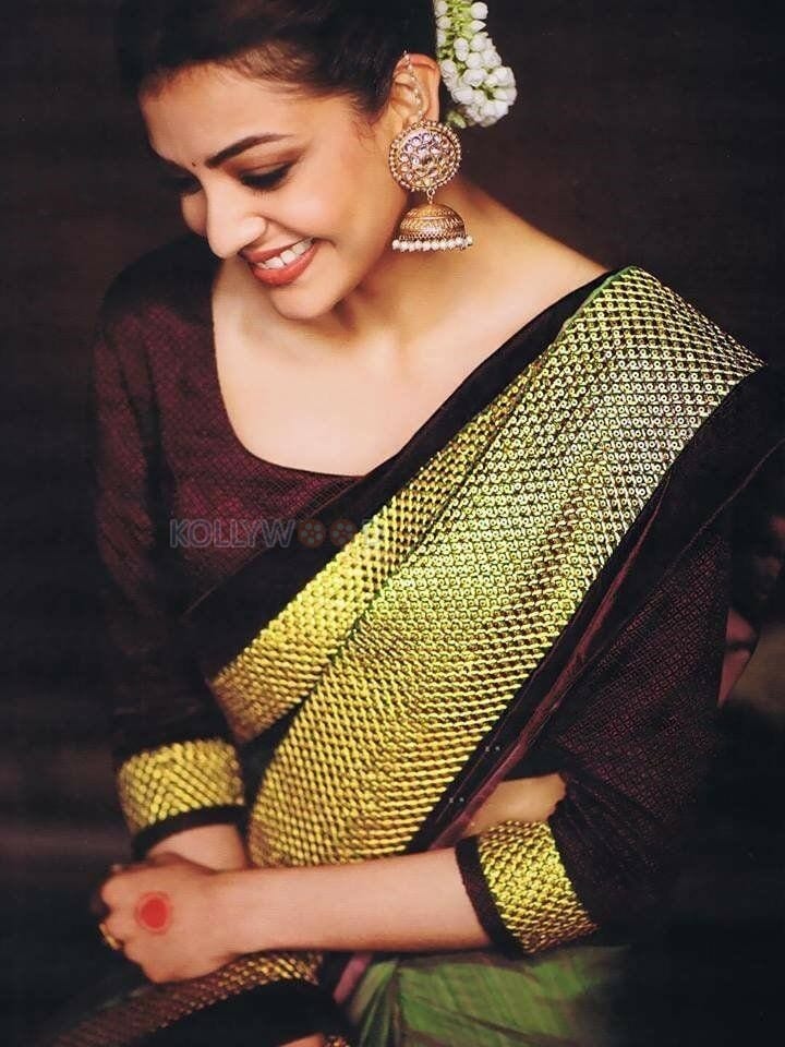 Kajal Agarwal Saree Photo Shoot Photos