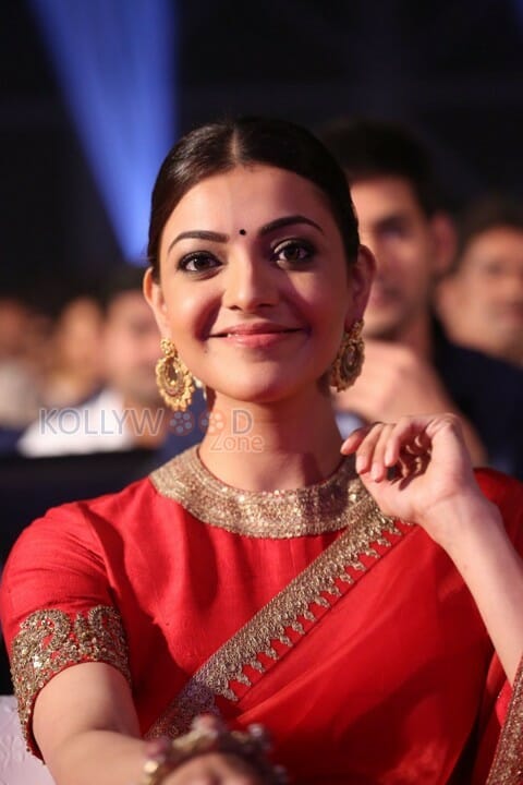 Kajal At Bramhotsavam Audio Launch Pictures