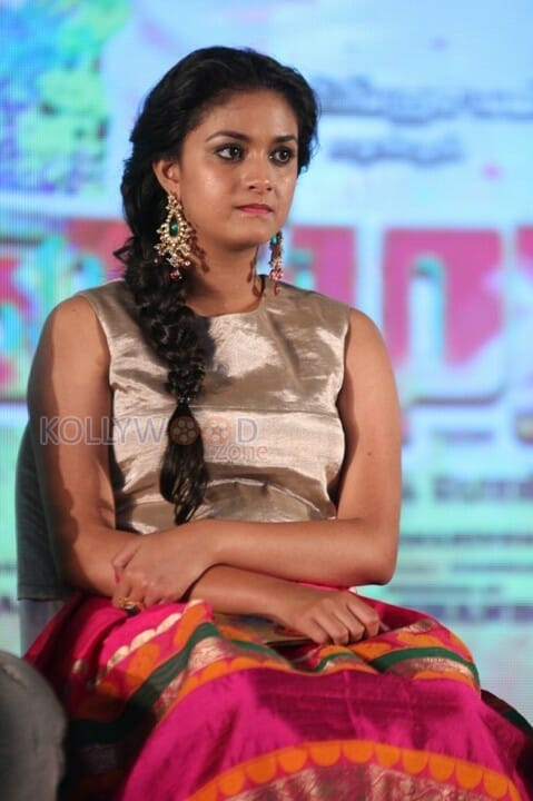 Keerthi Suresh At Rajini Murugan Press Meet Pictures